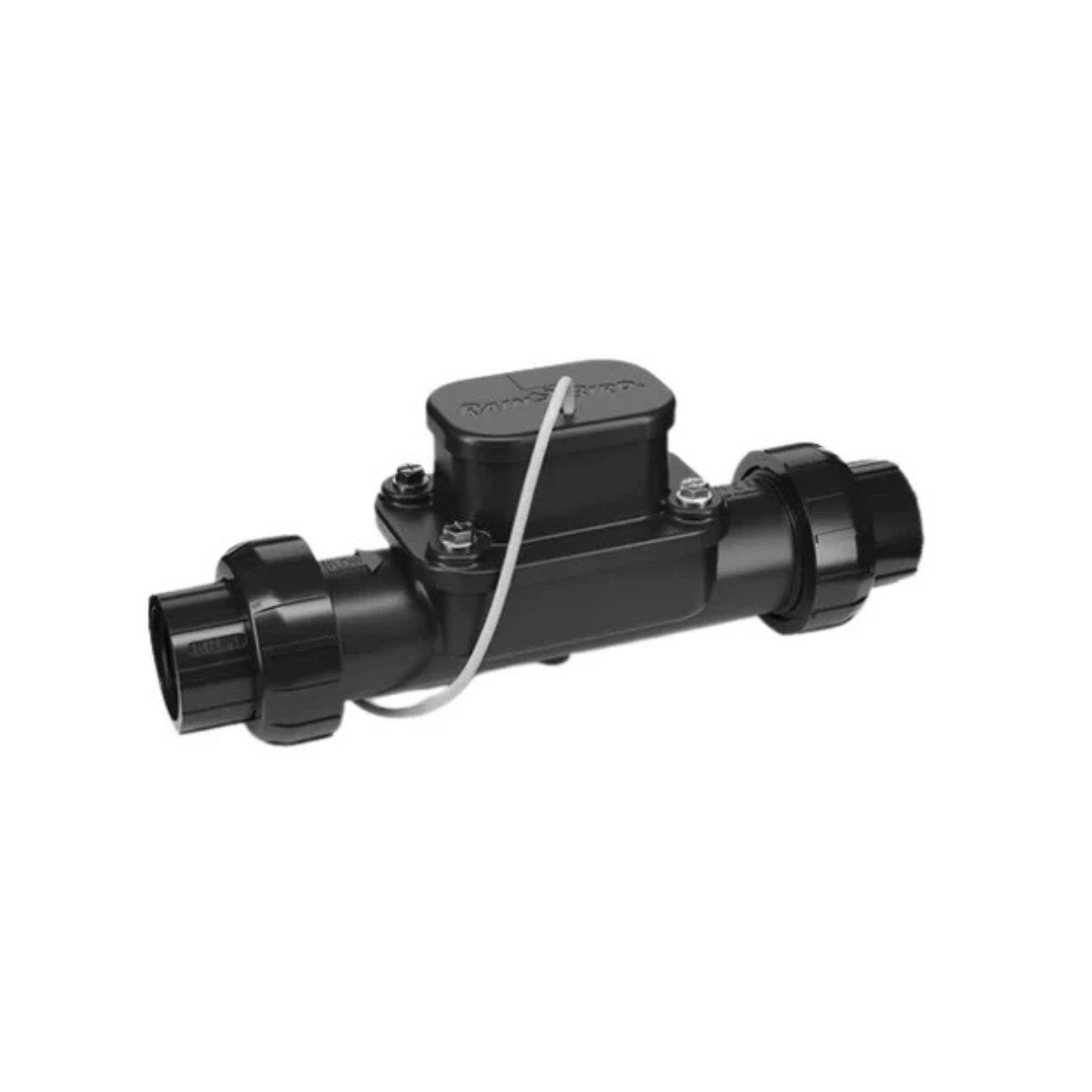 Black FG 100 Flow Sensor on a white background