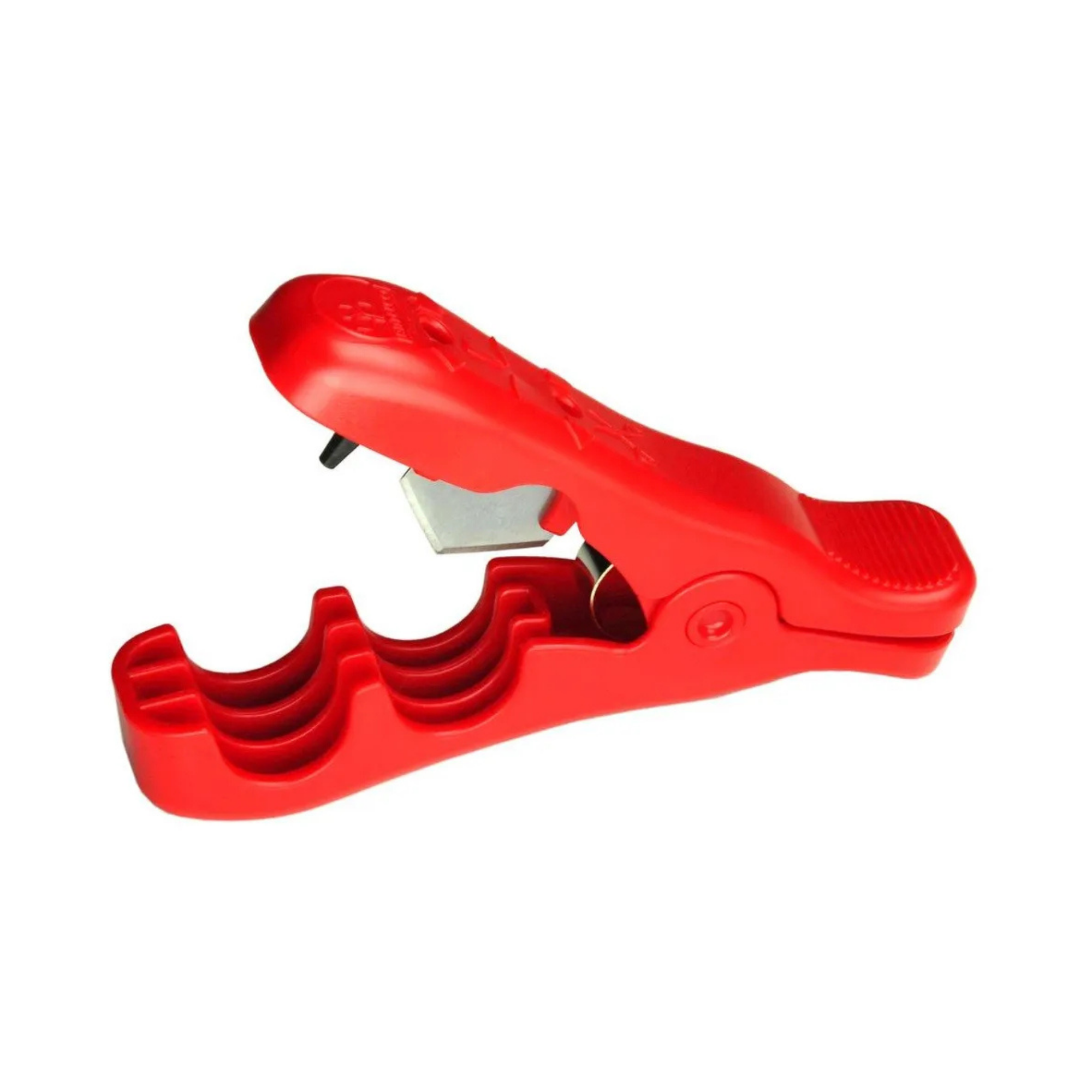 Image of a cutter and hole punch combined tool, featuring a dual-function design for efficient cutting and hole punching in tubing, with ergonomic handles for comfortable use and durable construction for reliable performance in irrigation applications