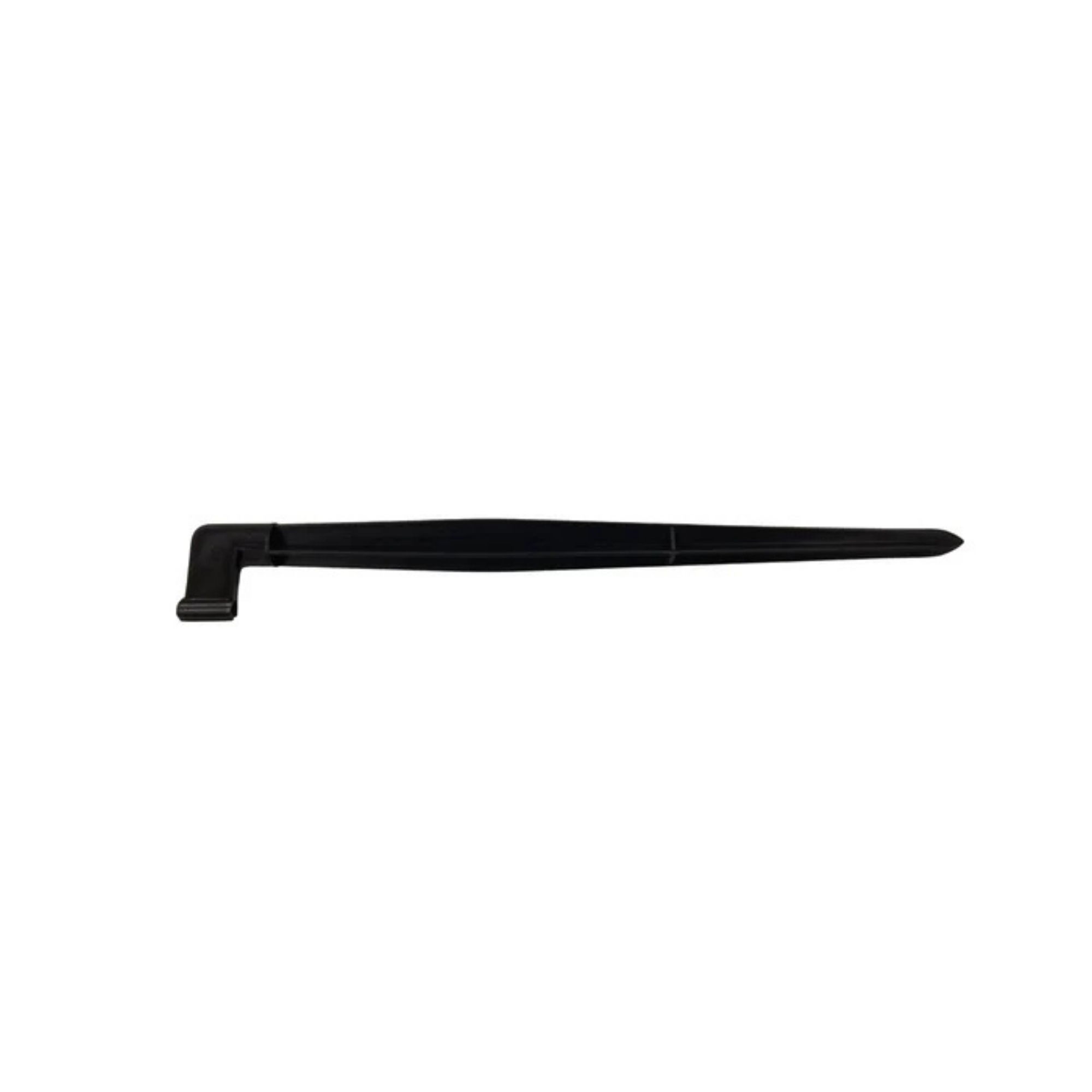 Close-up of a GULF Micro Stake, designed for securing micro-irrigation tubing and emitters in place, featuring a sturdy construction for stable positioning in garden and landscape applications