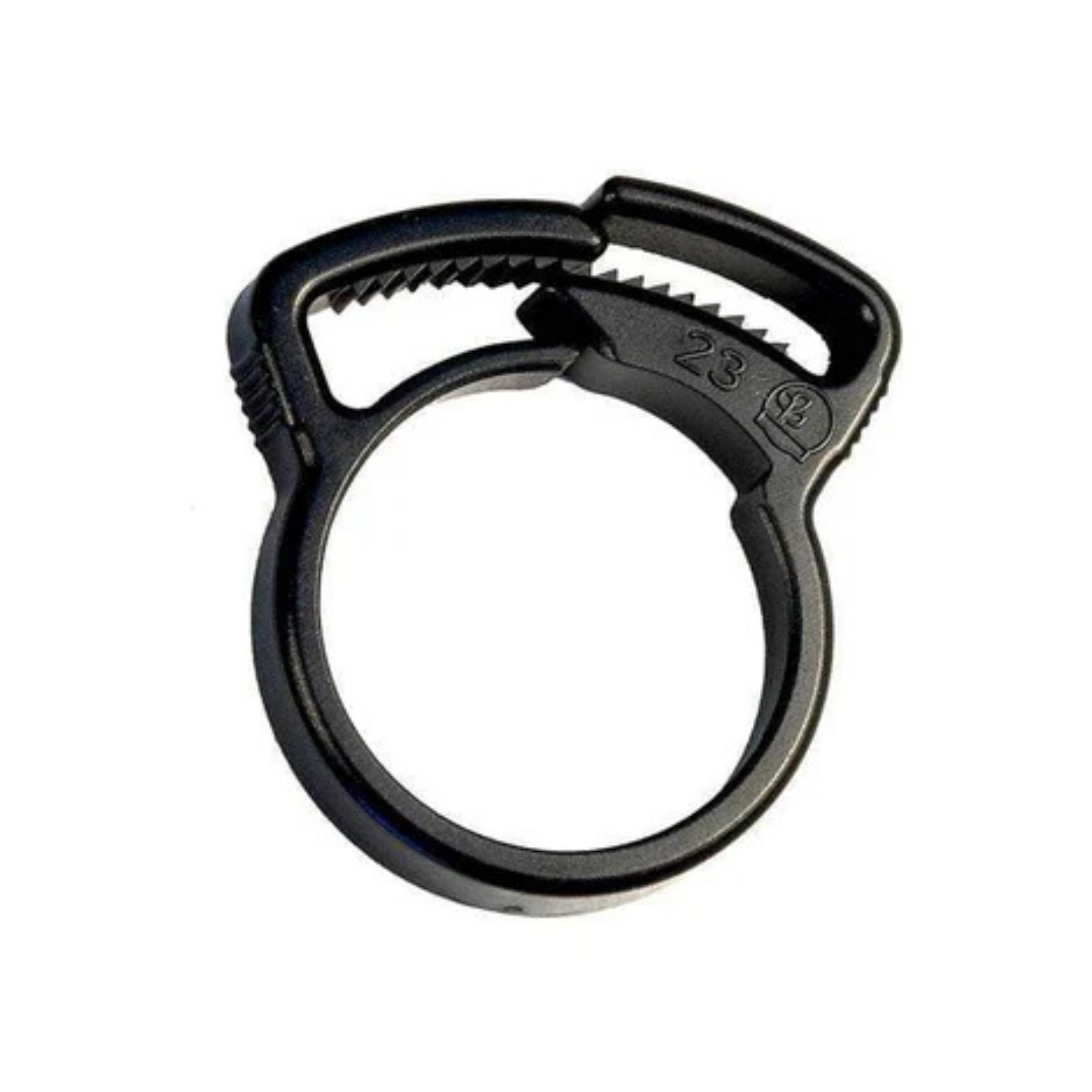 Image of LDPE pipe clips from the CT series, designed for securely holding LDPE pipes in place, featuring durable construction for reliable performance in irrigation systems