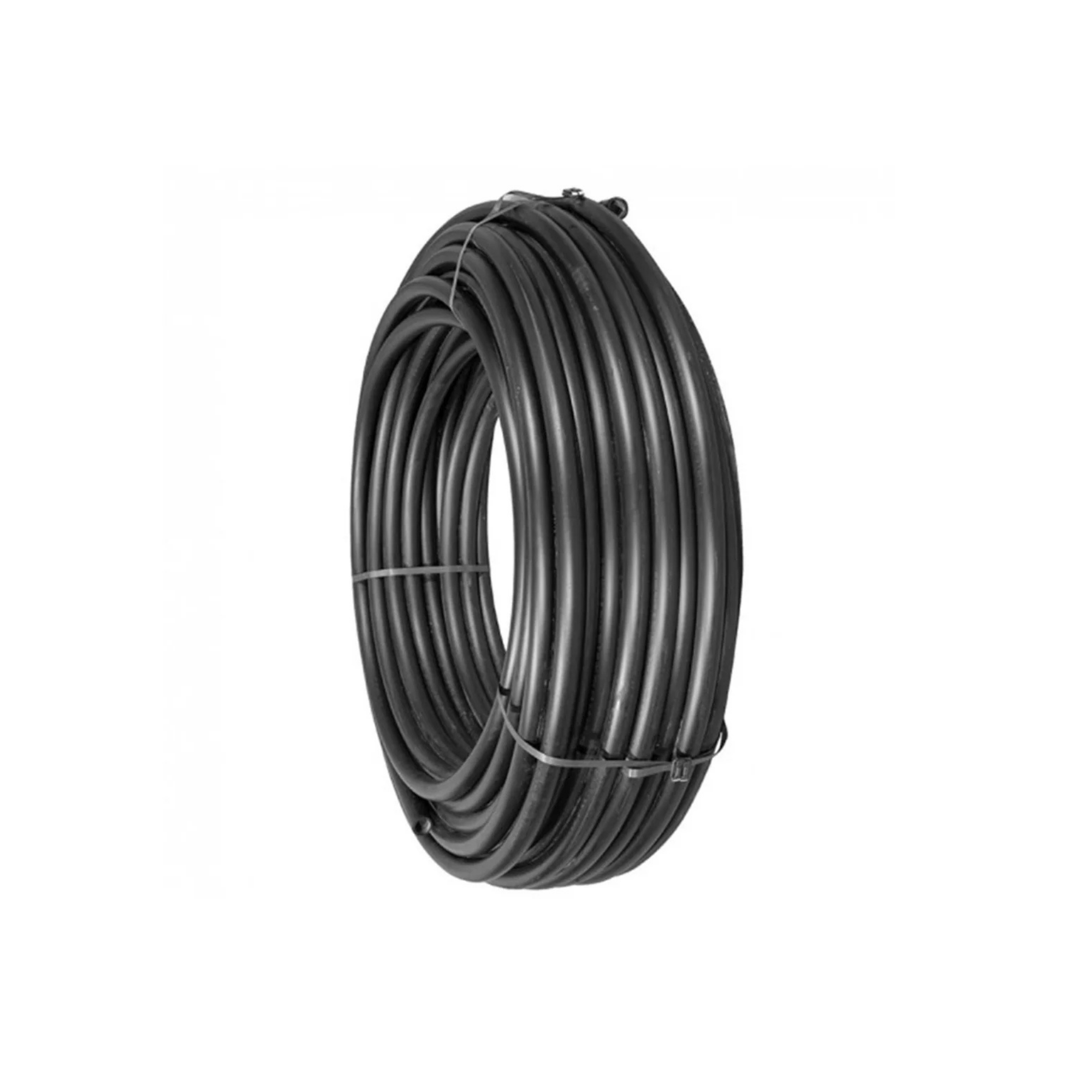 Black medium density polyethylene pipe

Minimum bending radius 0.5m

Use Poly compression fittings