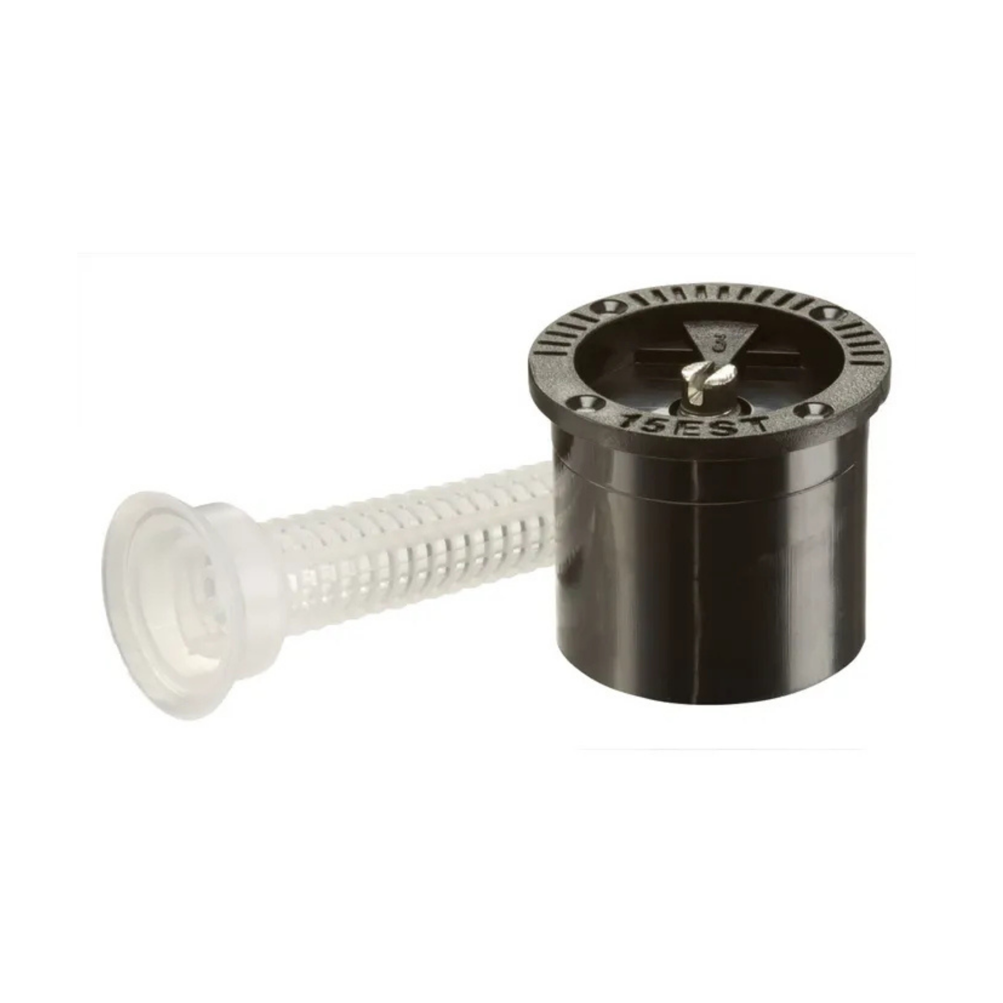 Rain Bird 15 MPR spray head strip nozzle for precise rectangular irrigation coverage in landscape sprinkler systems.