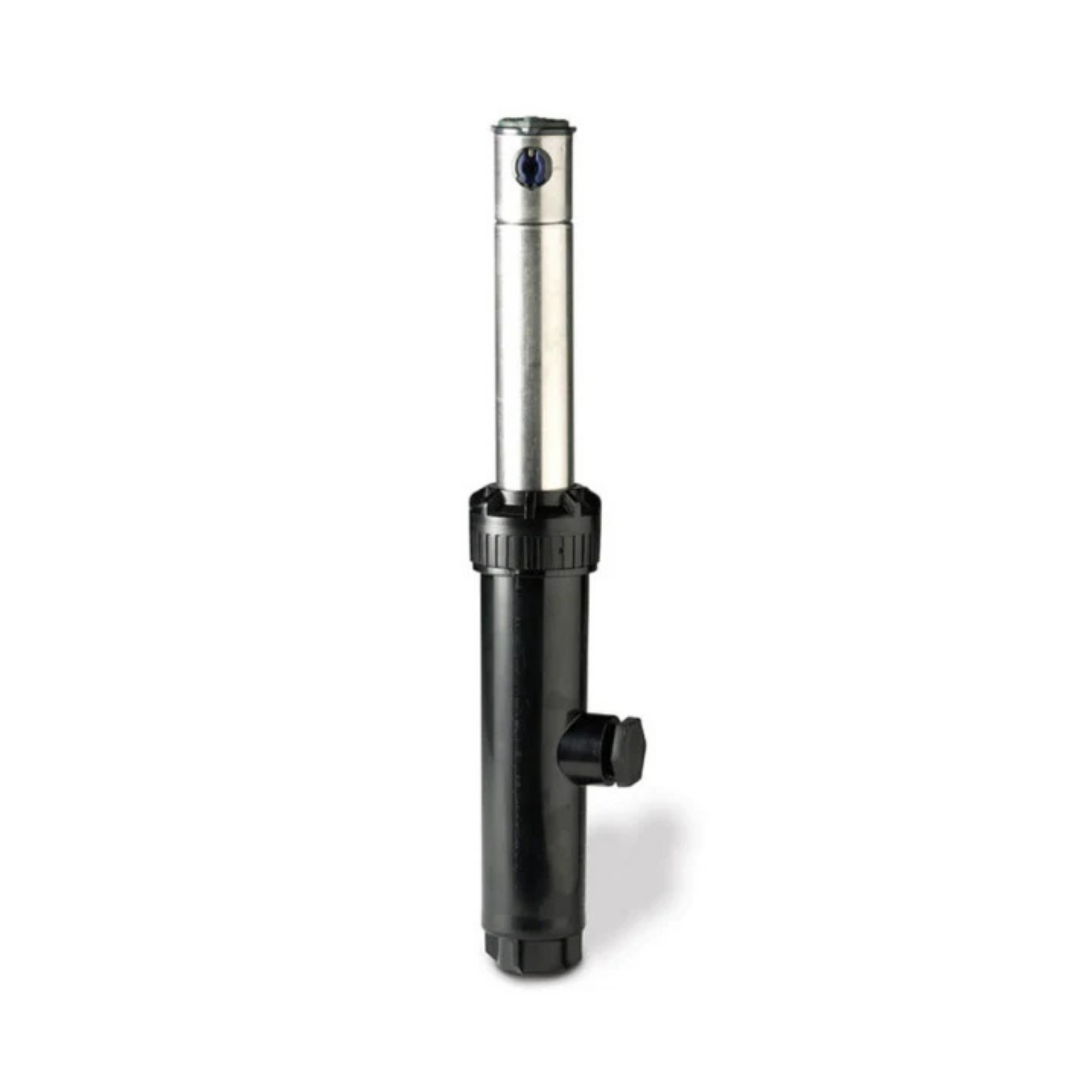 Image of the RAIN BIRD™ 5004 Plus Rotary Pop Up Sprinkler with SAM and PRS features, showcasing adjustable spray patterns from 40° to 360°, designed for efficient water distribution and pressure regulation in diverse irrigation applications