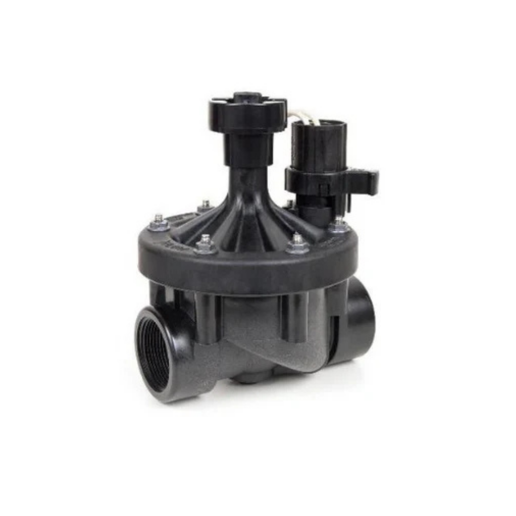 Rain Bird solenoid valve PEB 24vac on a white background