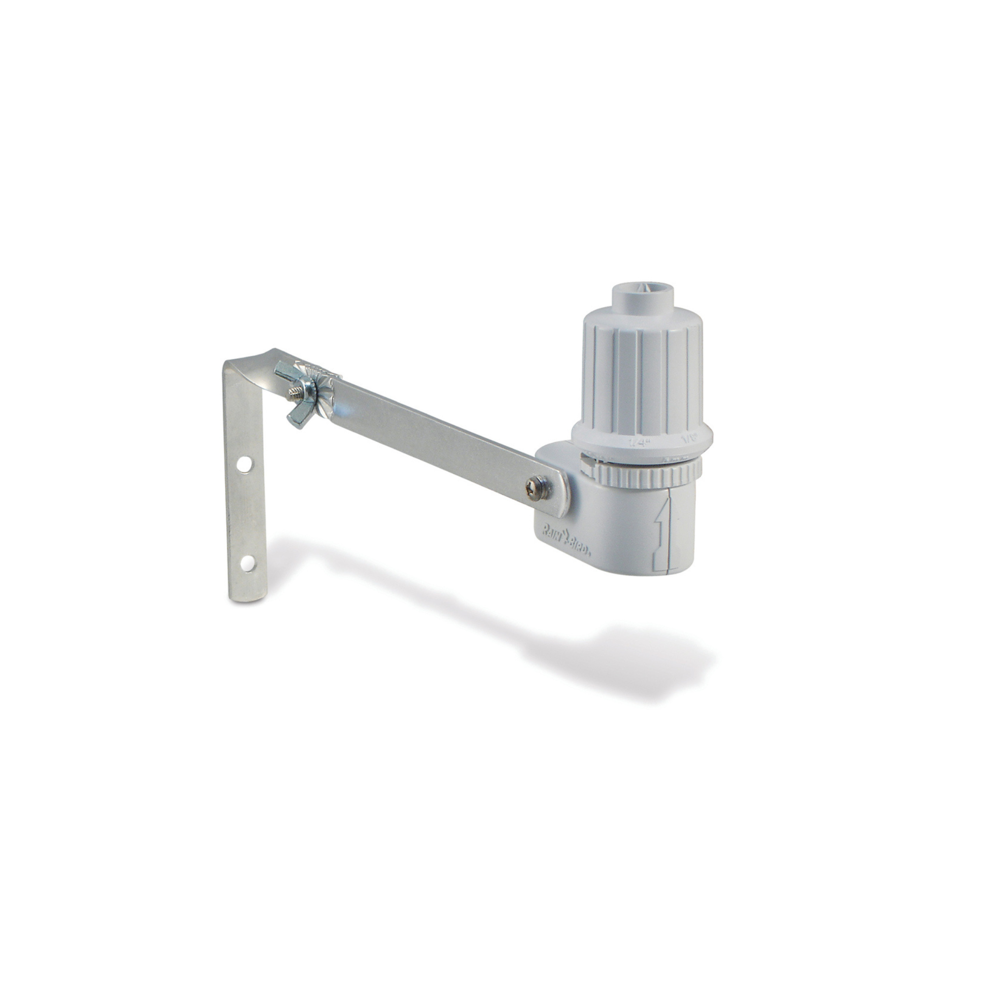 Rain Sensor supplied with 7.6m of cable. The sensor will override the irrigation during and after rainfall while drying. Adjustable from 3.2 to 20 mm of rain